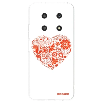 Picasee silikonski prozorni ovitek za Honor Magic4 Lite 5G - Big heart