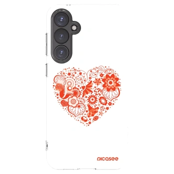 Picasee silikonski prozorni ovitek za Samsung Galaxy S23 FE S711B - Big heart