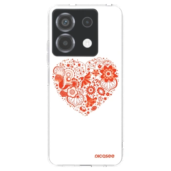 Picasee silikonski prozorni ovitek za Xiaomi Poco X6 - Big heart