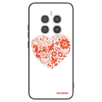 Picasee silikonski črni ovitek za Realme 12 Pro 5G - Big heart