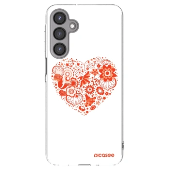 Picasee silikonski prozorni ovitek za Samsung Galaxy A16 5G - Big heart