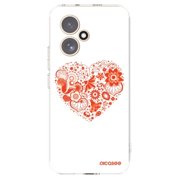 Picasee silikonski prozorni ovitek za Honor 400 5G - Big heart