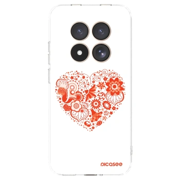 Picasee silikonski prozorni ovitek za Xiaomi Redmi Note 15 Pro 4G - Big heart