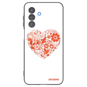 Picasee silikonski črni ovitek za Samsung Galaxy A17 5G - Big heart