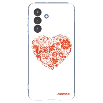Picasee silikonski prozorni ovitek za Samsung Galaxy A17 5G - Big heart