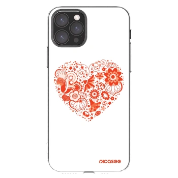 Picasee silikonski prozorni ovitek za Apple iPhone 11 Pro - Big heart