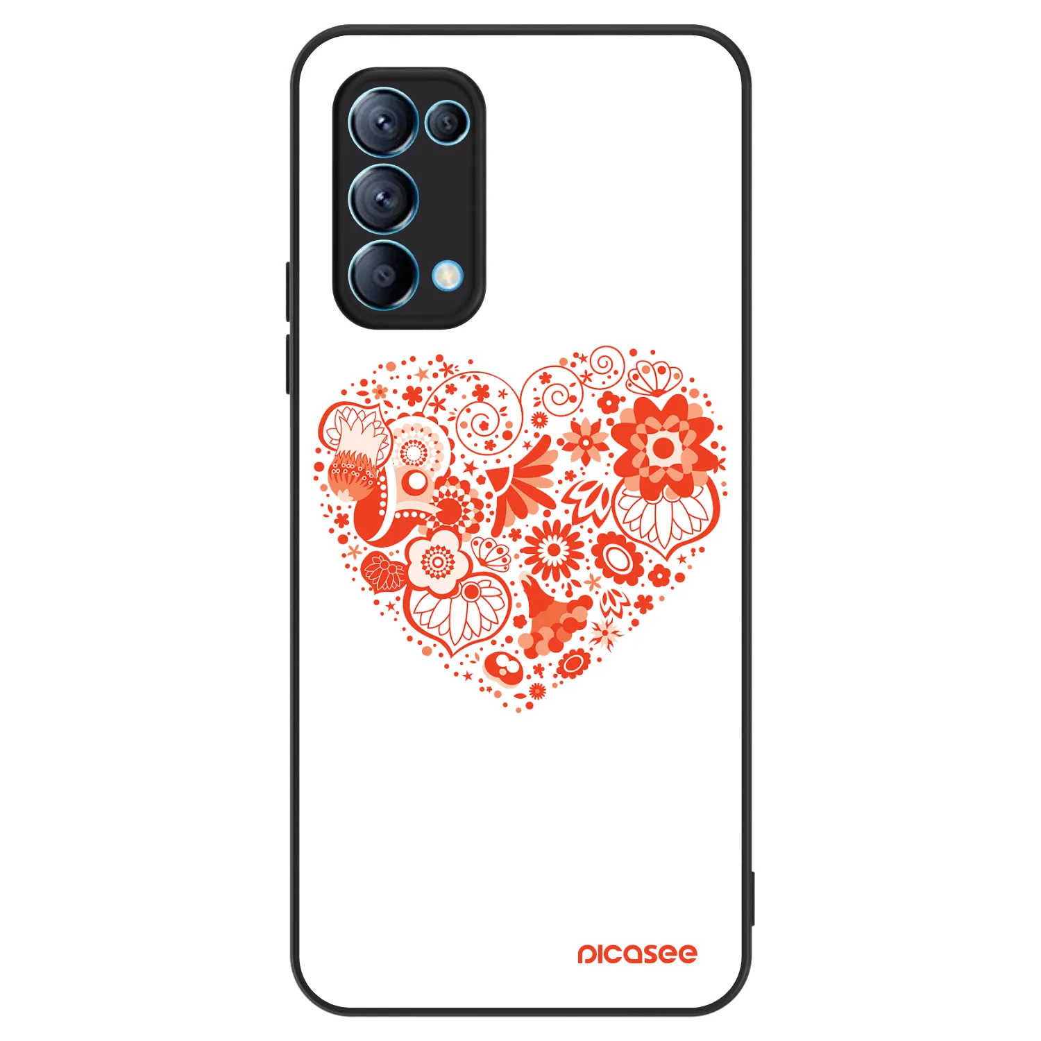 Picasee ULTIMATE CASE za OPPO Reno 5 5G - Big heart