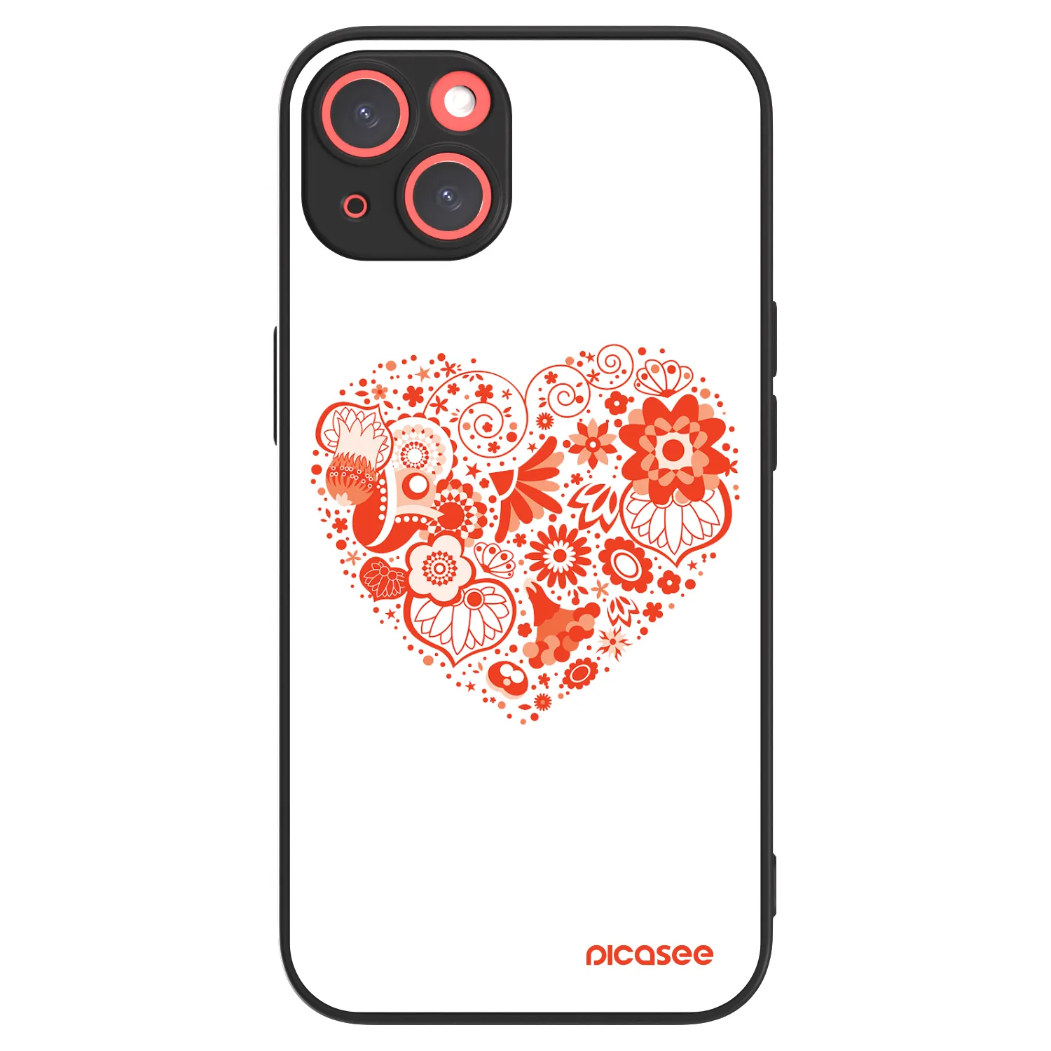 Picasee ULTIMATE CASE MagSafe za Apple iPhone 13 - Big heart