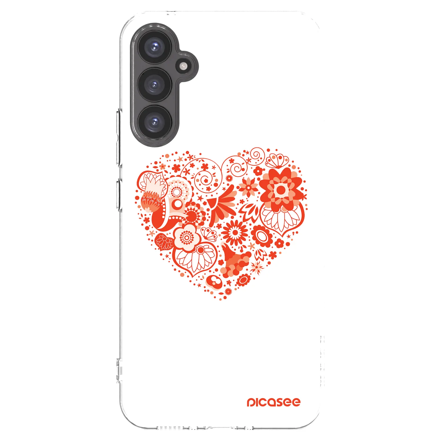 Picasee silikonski prozorni ovitek za Samsung Galaxy A34 5G A346B - Big heart