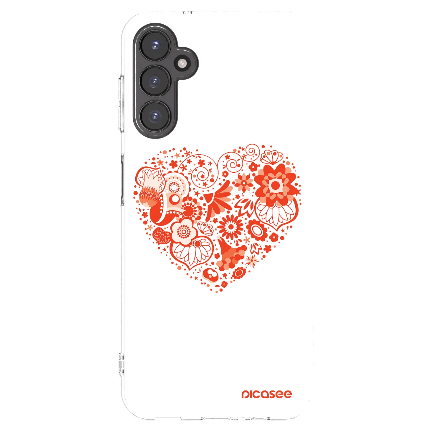Picasee silikonski prozorni ovitek za Samsung Galaxy A14 5G A146P - Big heart