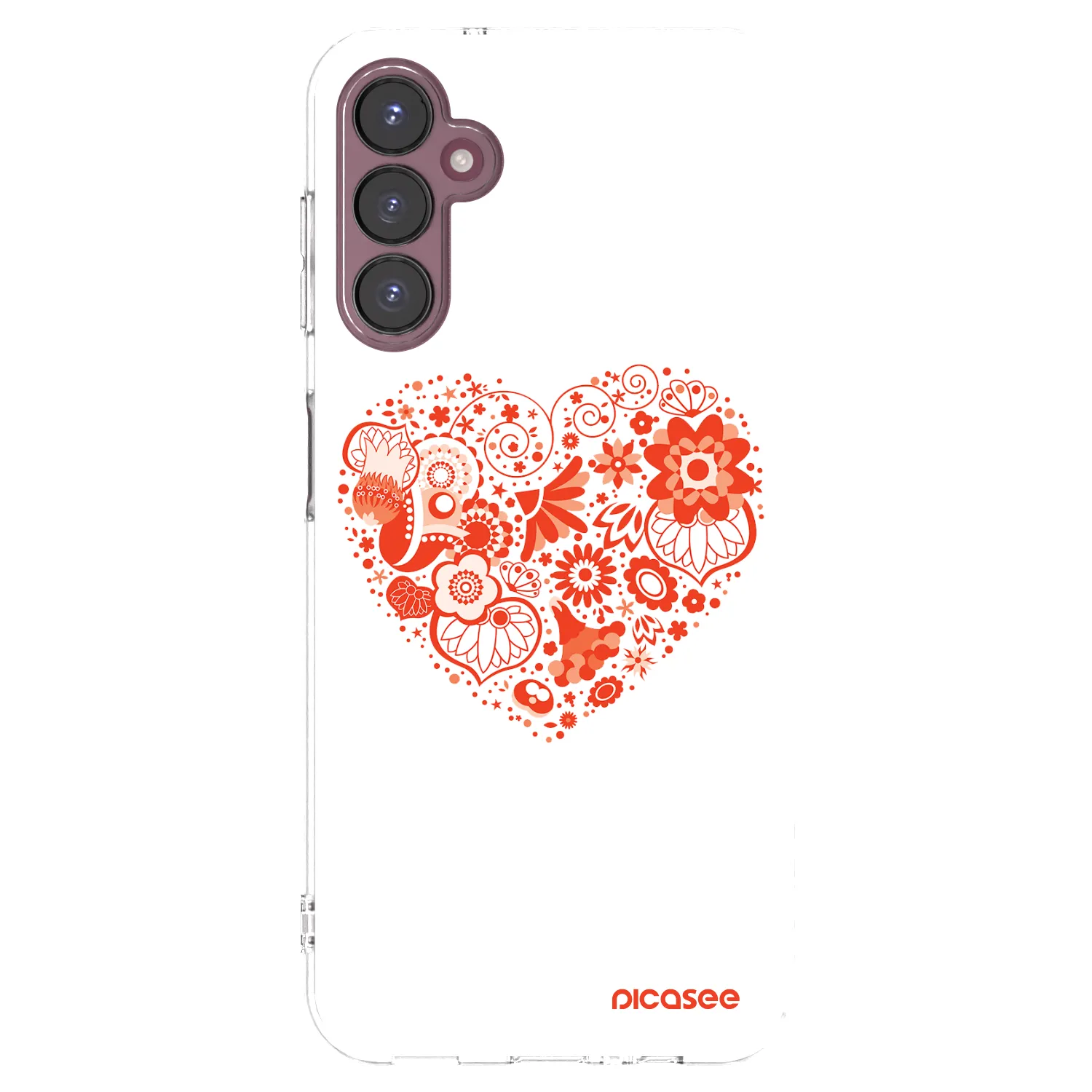 Picasee silikonski prozorni ovitek za Samsung Galaxy A05s A057G - Big heart