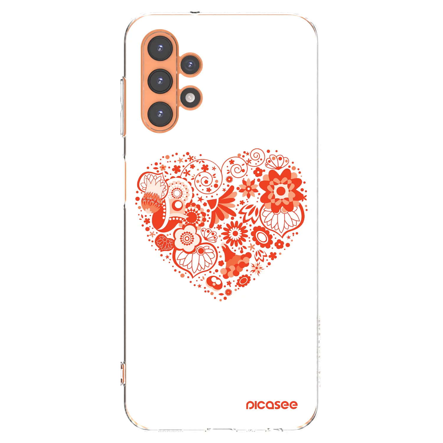 Picasee silikonski prozorni ovitek za Samsung Galaxy A13 5G - Big heart