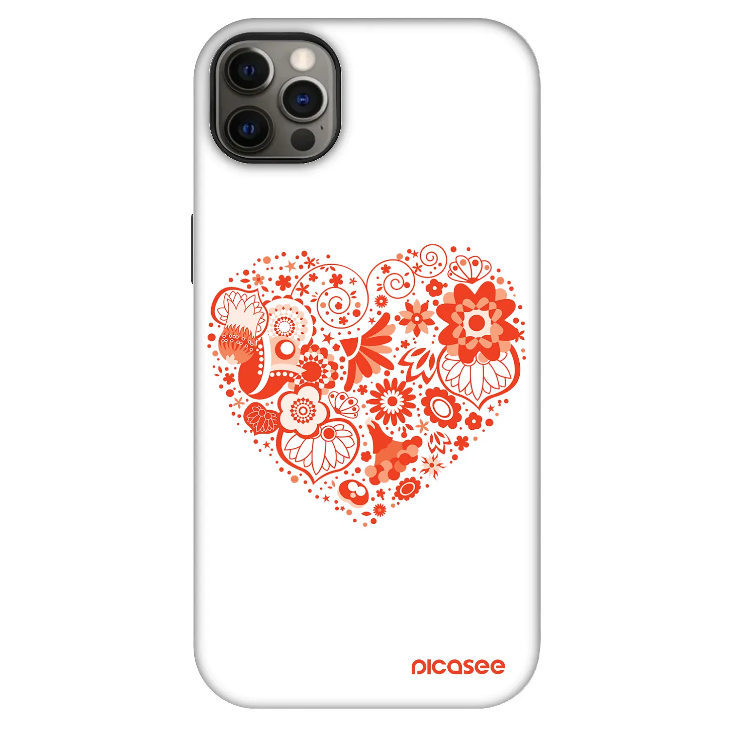 Picasee Fashion Case MagSafe za Apple iPhone 12 Pro Max - Big heart