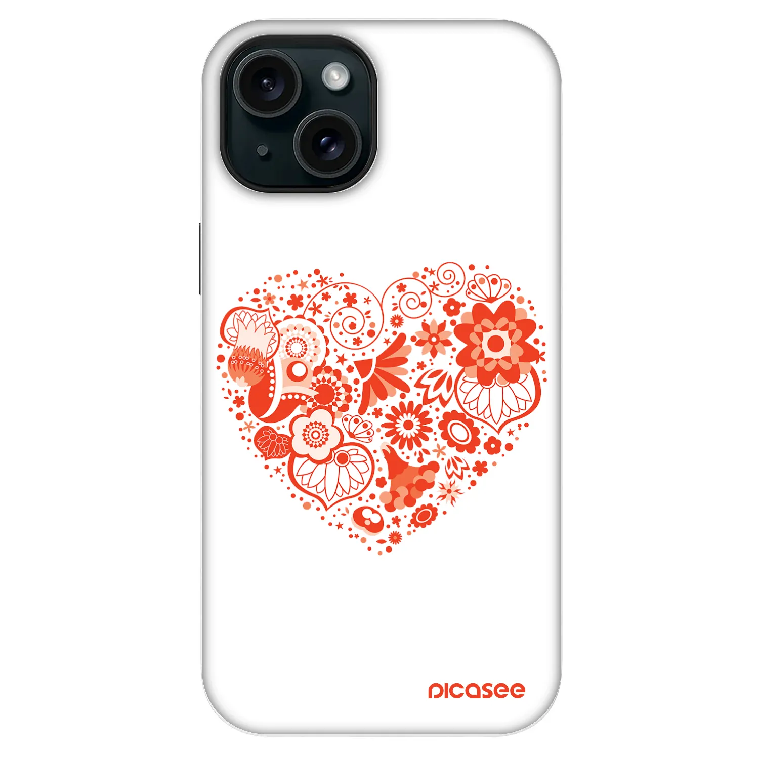 Picasee Fashion Case MagSafe za Apple iPhone 13 - Big heart