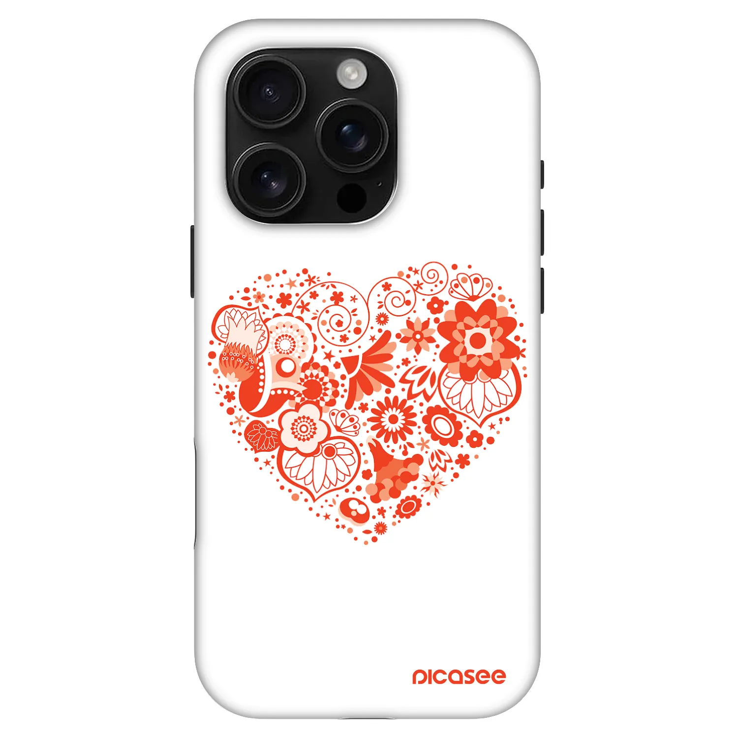 Picasee Fashion Case MagSafe za Apple iPhone 16 Pro - Big heart