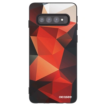 Picasee silikonski črni ovitek za Samsung Galaxy S10 G973 - Wallpaper 2