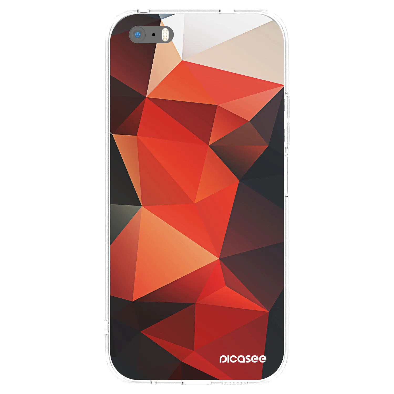 Picasee silikonski prozorni ovitek za Apple iPhone 5/5S/SE - Wallpaper 2