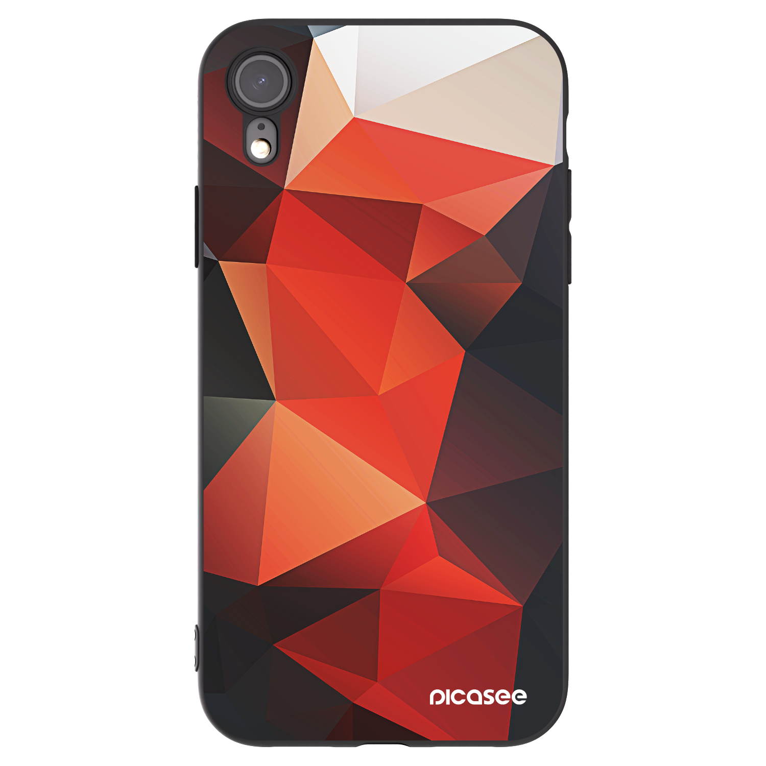 Picasee silikonski črni ovitek za Apple iPhone XR - Wallpaper 2