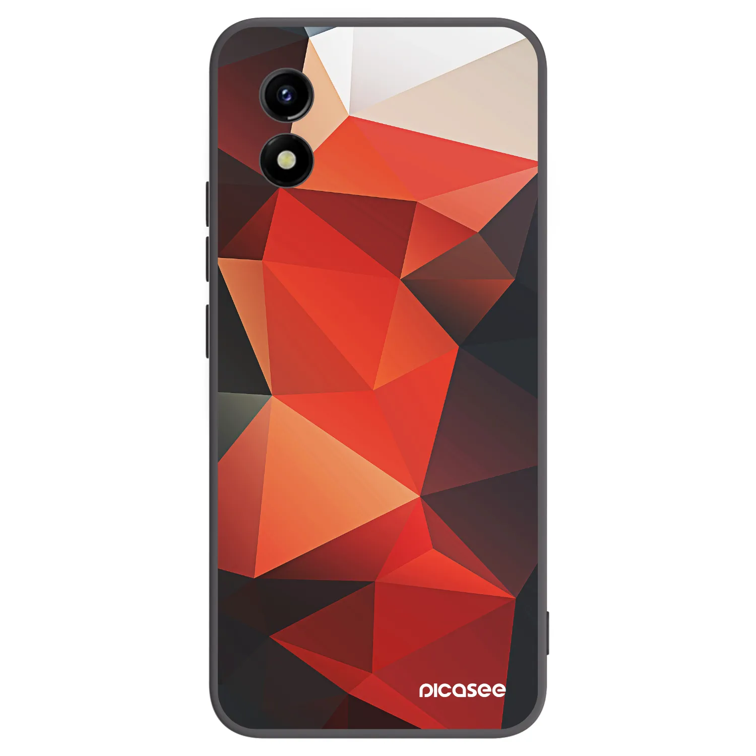 Picasee silikonski črni ovitek za Vivo Y01 - Wallpaper 2