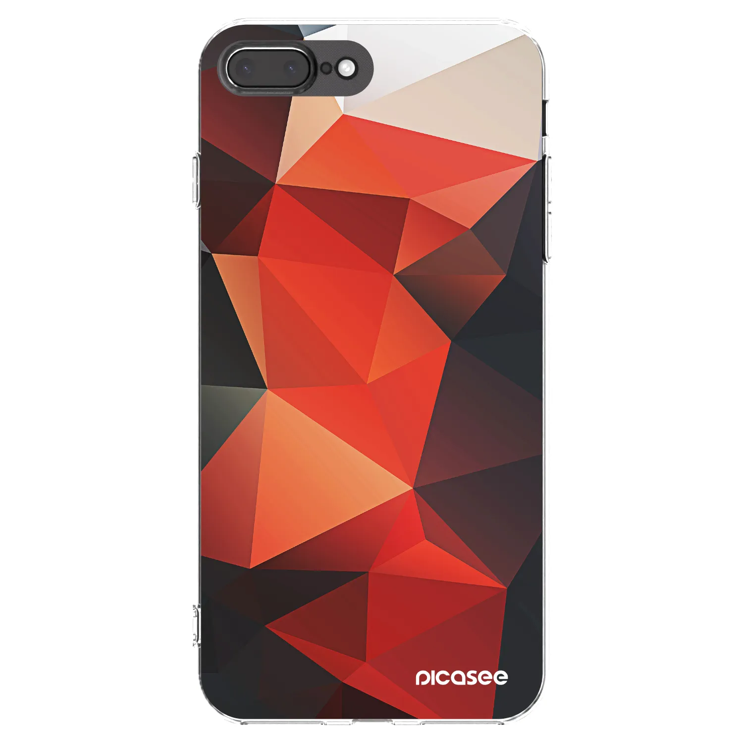 Picasee silikonski prozorni ovitek za Apple iPhone 8 Plus - Wallpaper 2