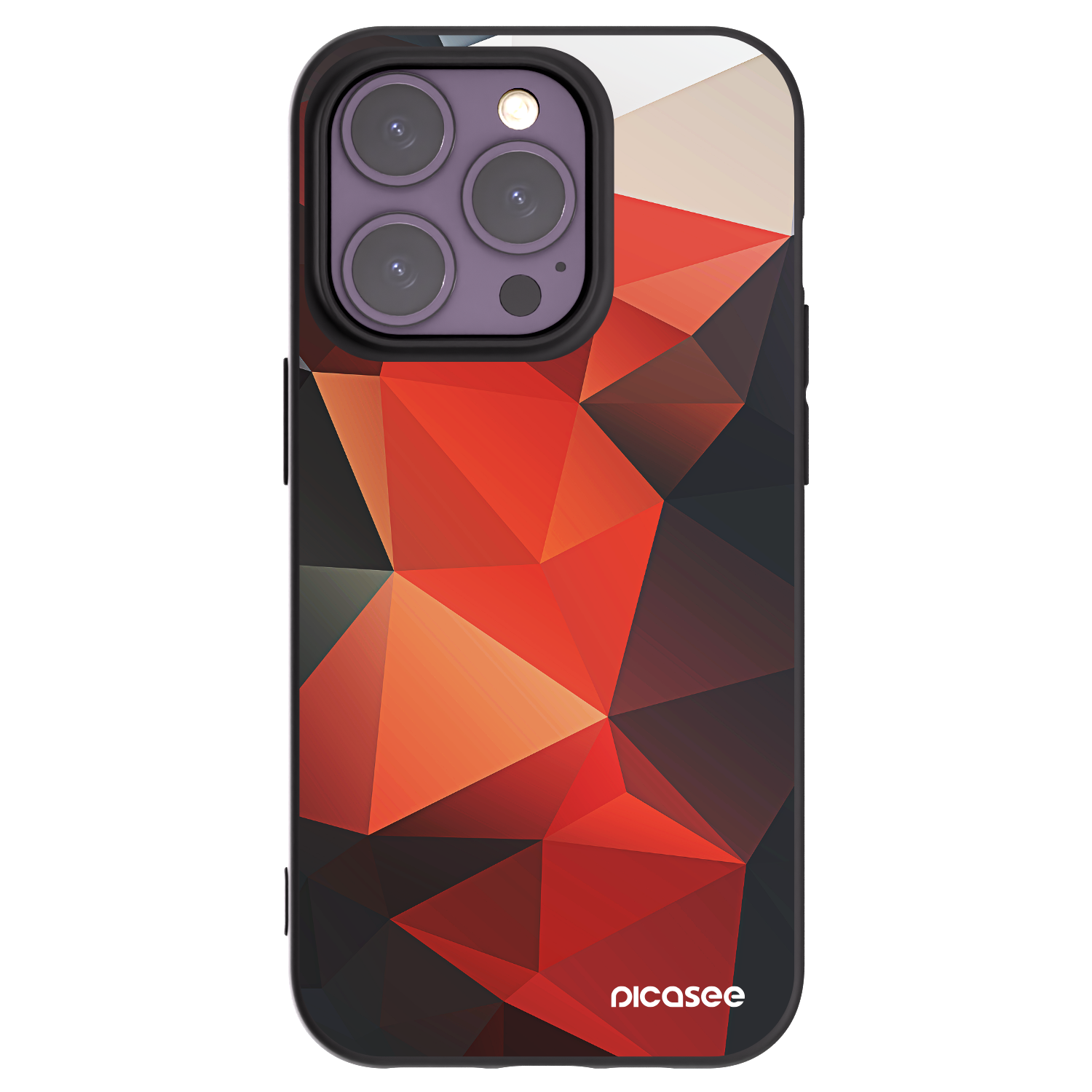 Picasee silikonski črni ovitek za Apple iPhone 14 Pro - Wallpaper 2