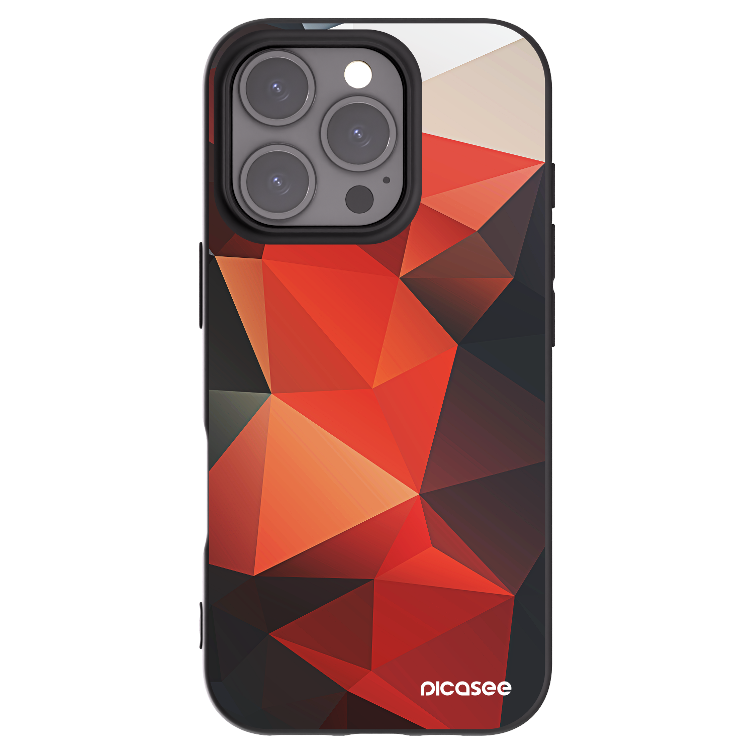 Picasee silikonski črni ovitek za Apple iPhone 16 Pro - Wallpaper 2