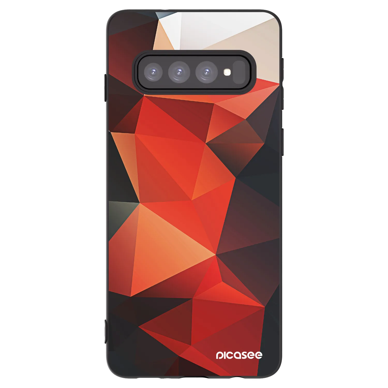 Picasee silikonski črni ovitek za Samsung Galaxy S10 G973 - Wallpaper 2