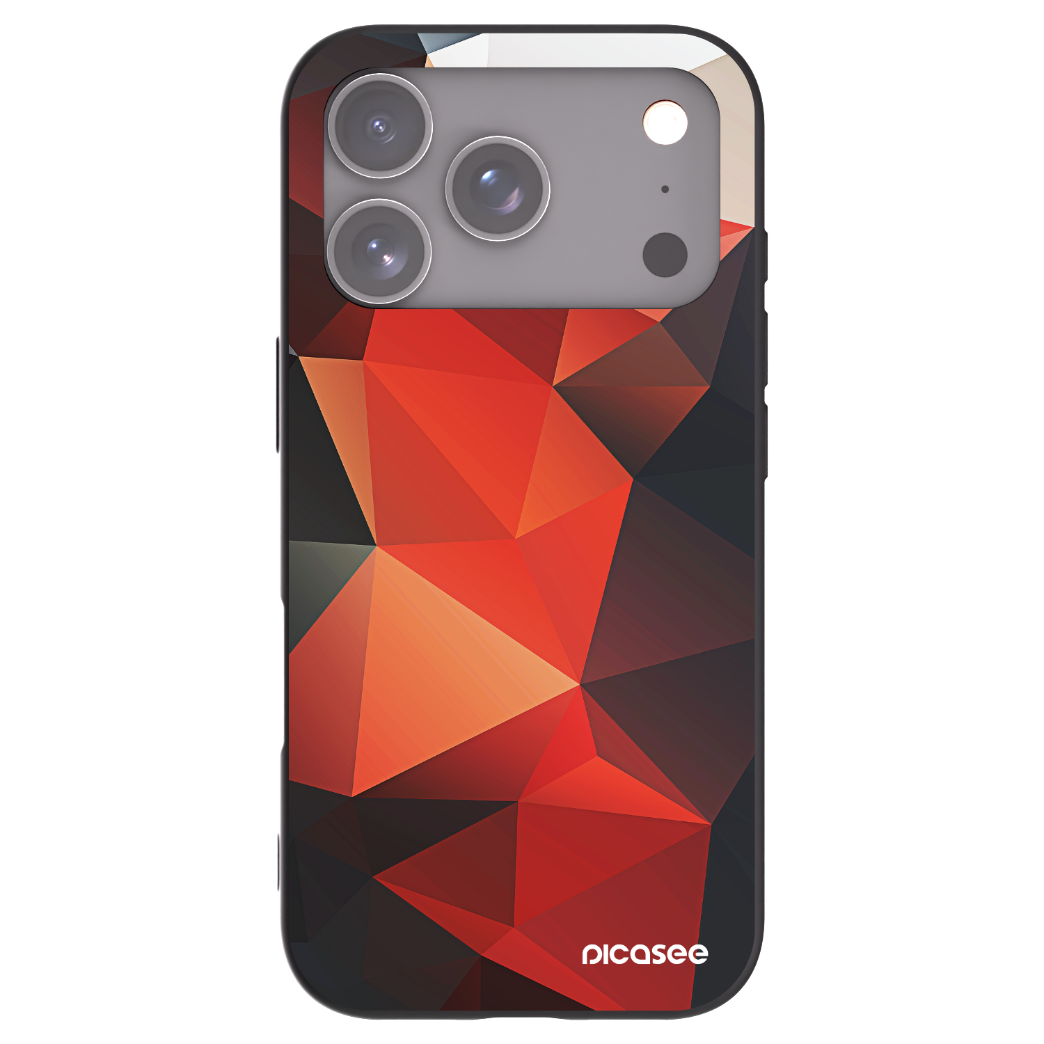 Picasee silikonski črni ovitek za Apple iPhone 17 Pro - Wallpaper 2