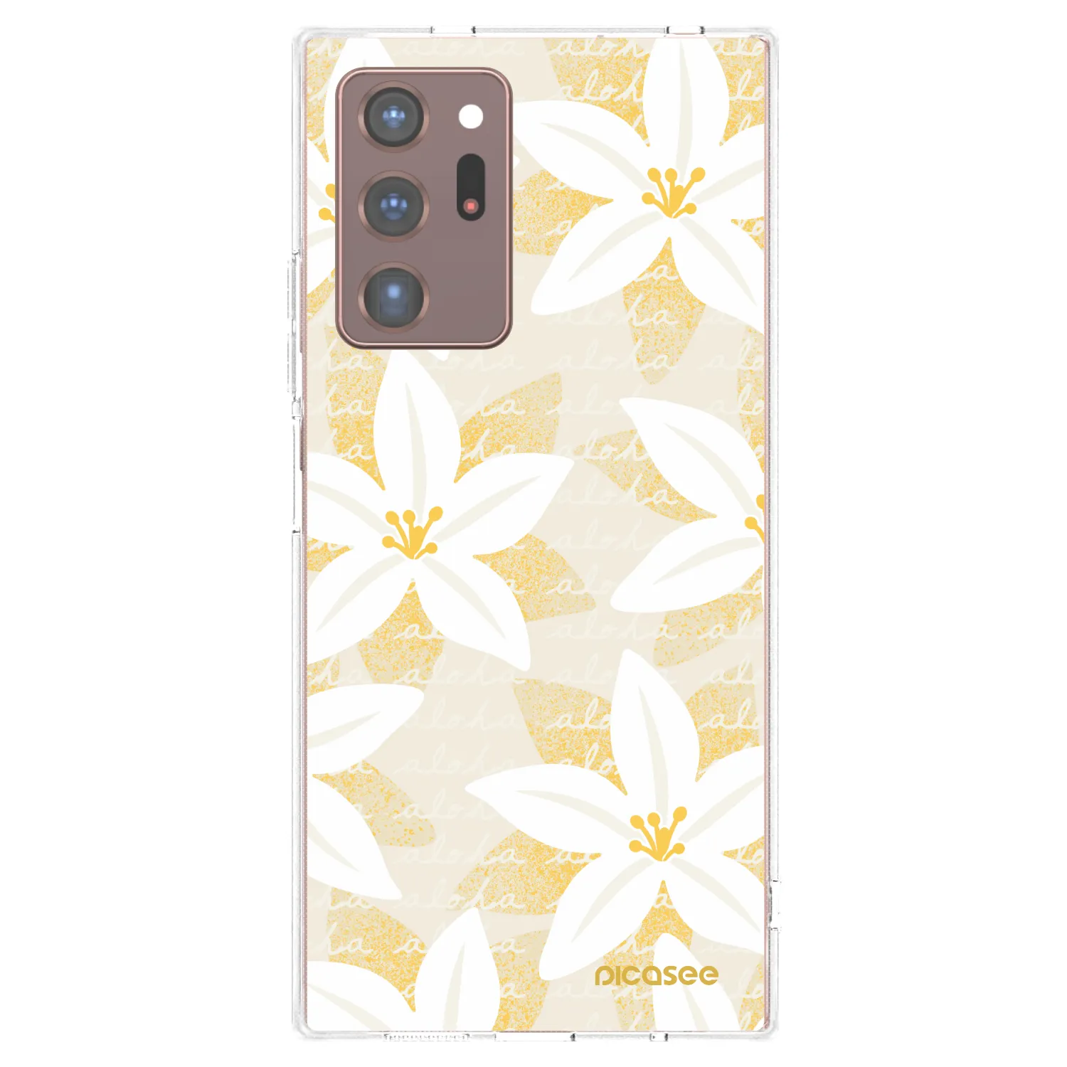 Picasee silikonski prozorni ovitek za Samsung Galaxy Note 20 Ultra - Island Leave