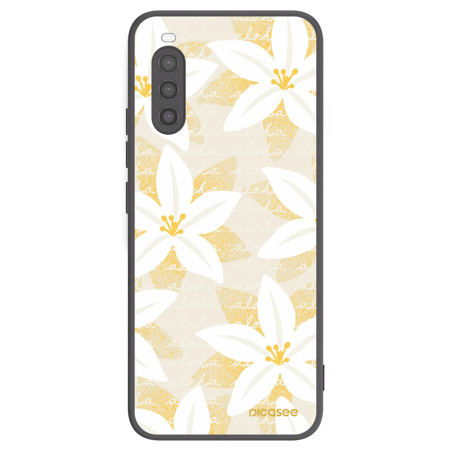 Picasee silikonski črni ovitek za Sony Xperia 10 II - Island Leave
