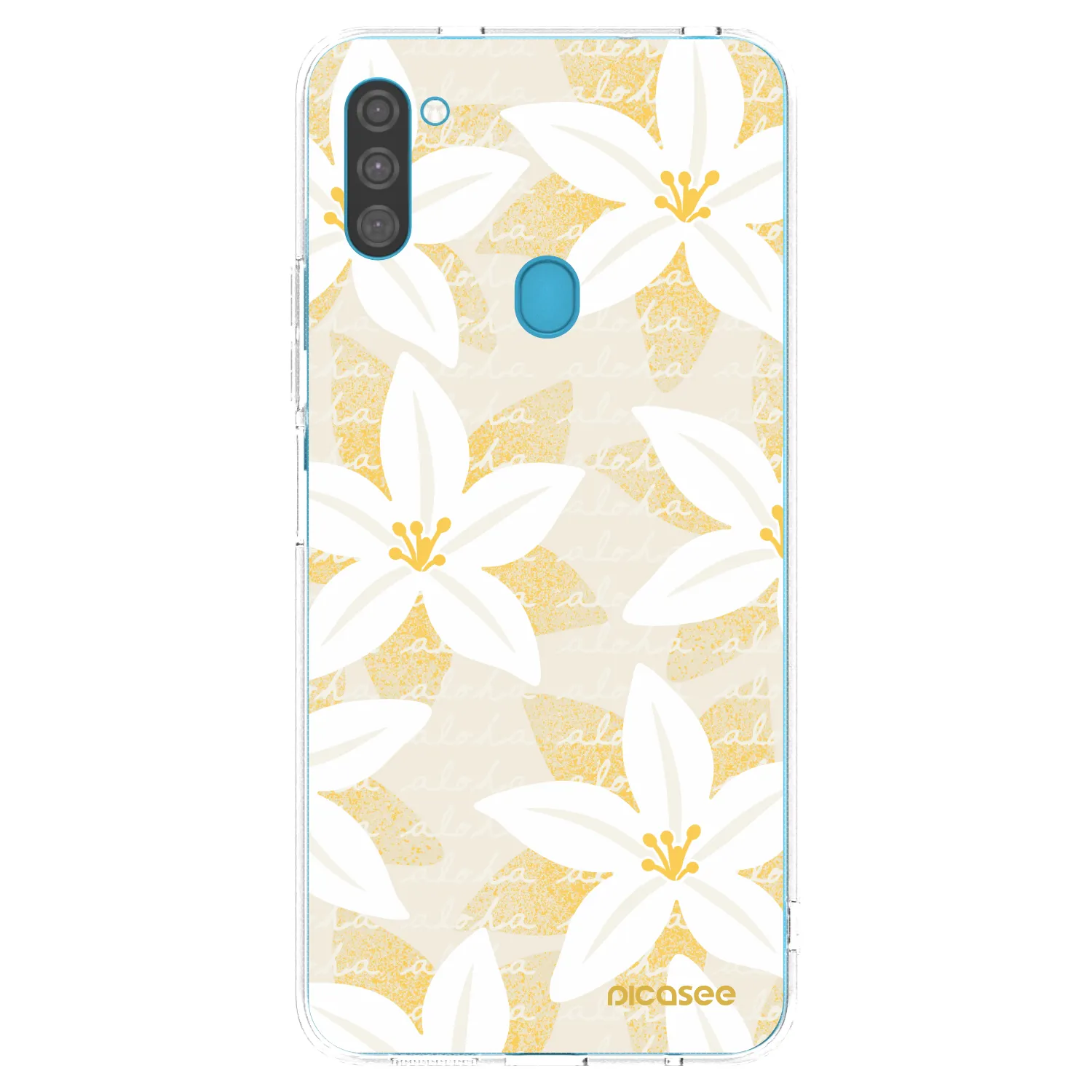 Picasee silikonski prozorni ovitek za Samsung Galaxy M11 - Island Leave