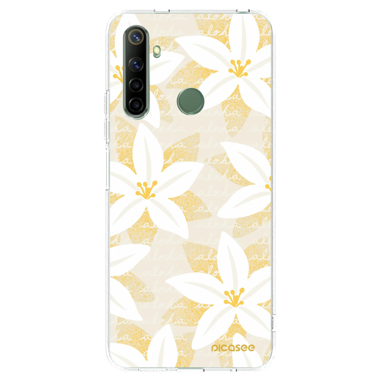 Picasee silikonski prozorni ovitek za Realme 6i - Island Leave