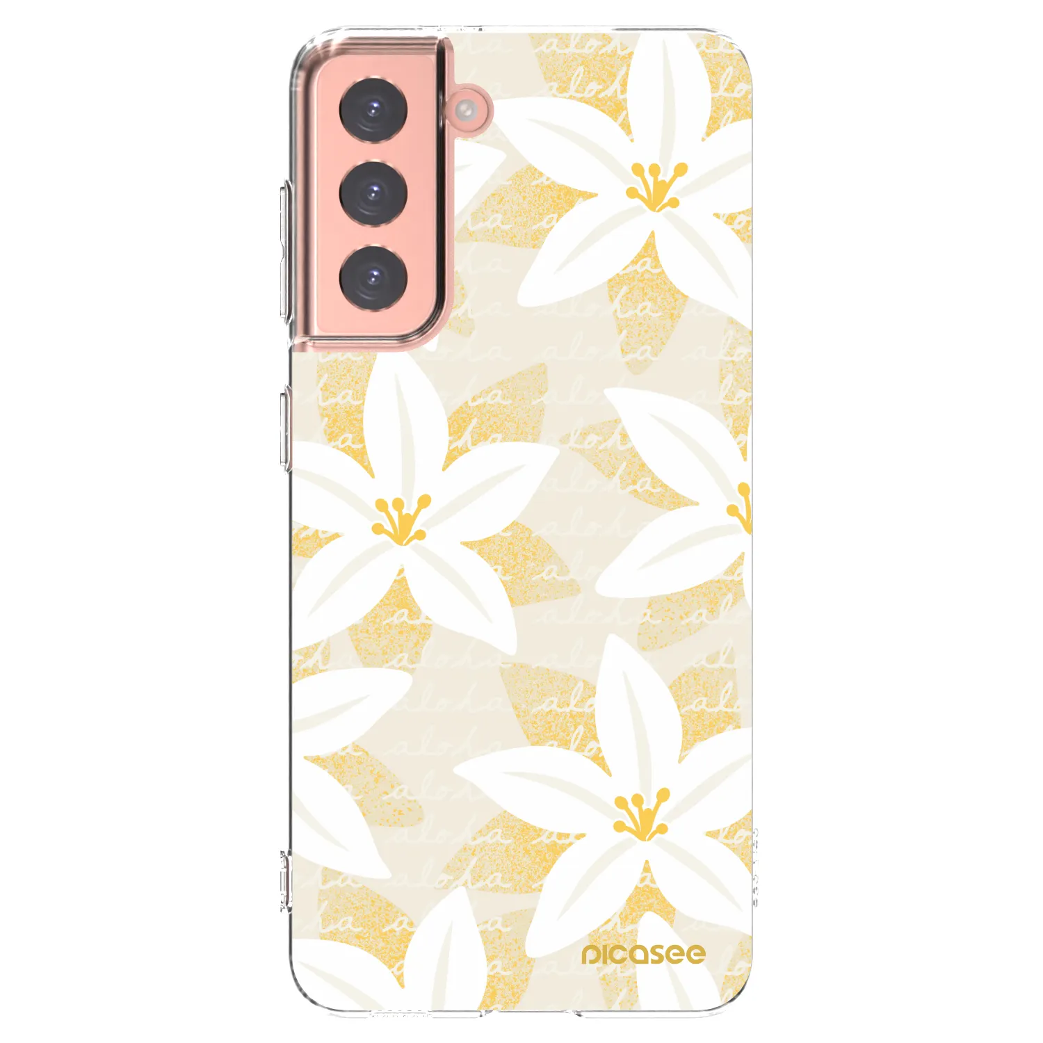 Picasee silikonski prozorni ovitek za Samsung Galaxy S21 5G G991B - Island Leave