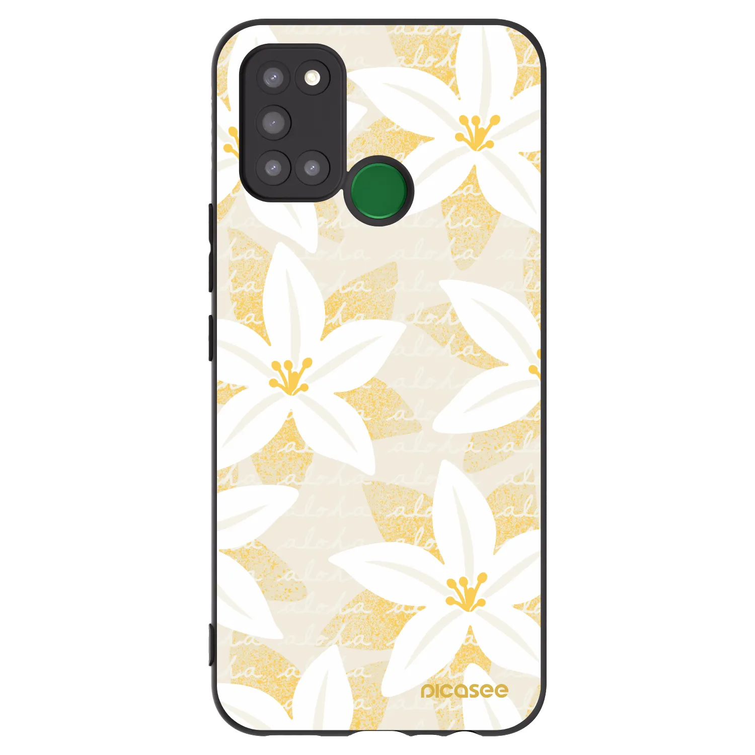 Picasee silikonski črni ovitek za Realme 7i - Island Leave