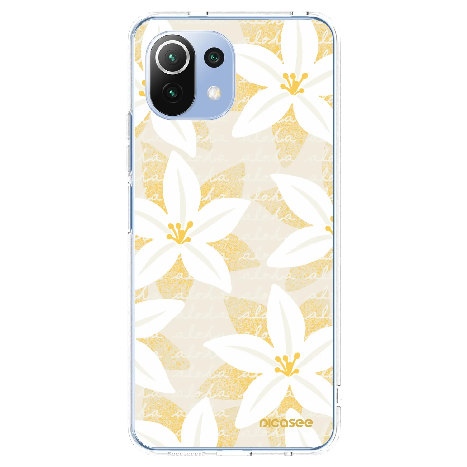 Picasee silikonski prozorni ovitek za Xiaomi Mi 11 Lite - Island Leave
