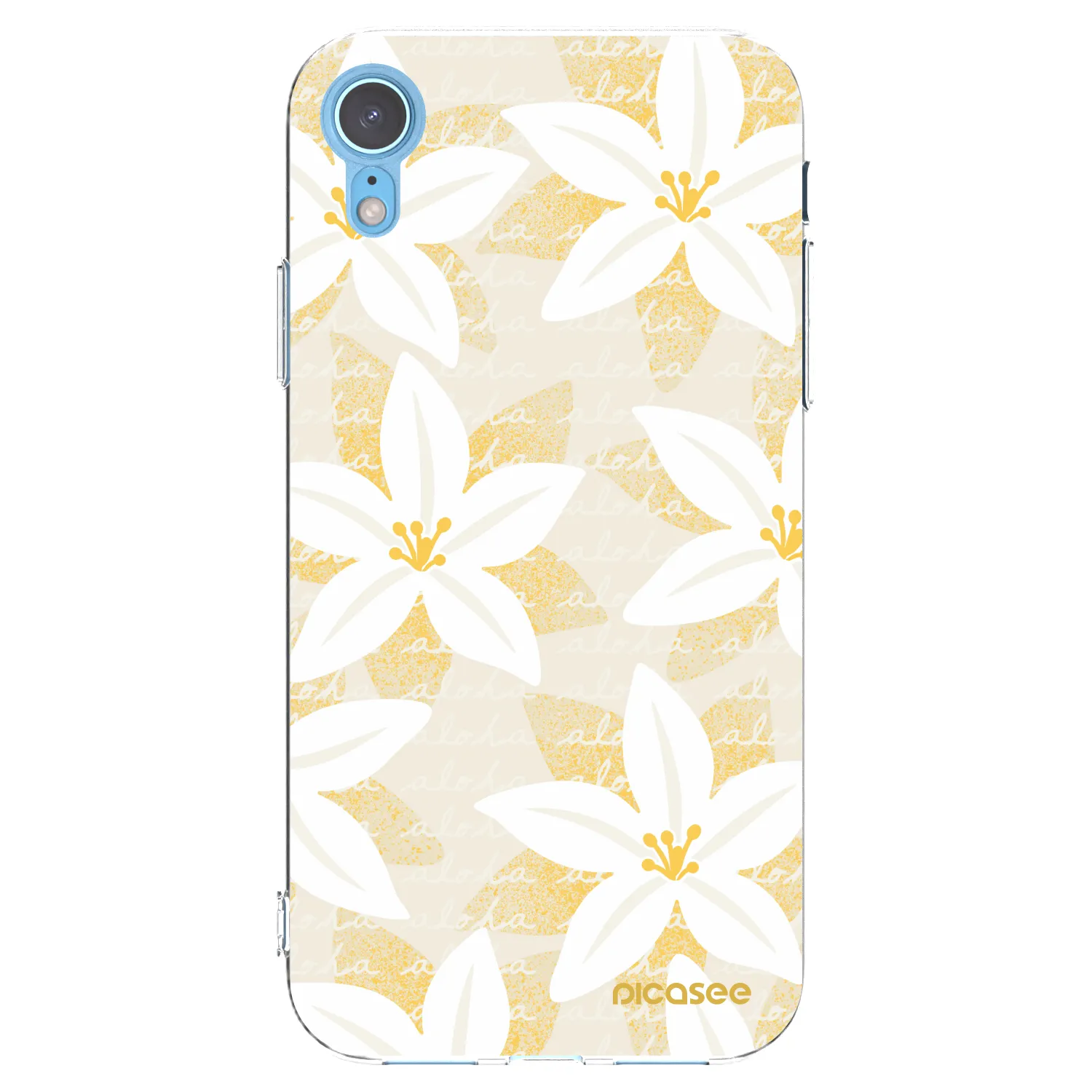 Picasee silikonski prozorni ovitek za Apple iPhone XR - Island Leave