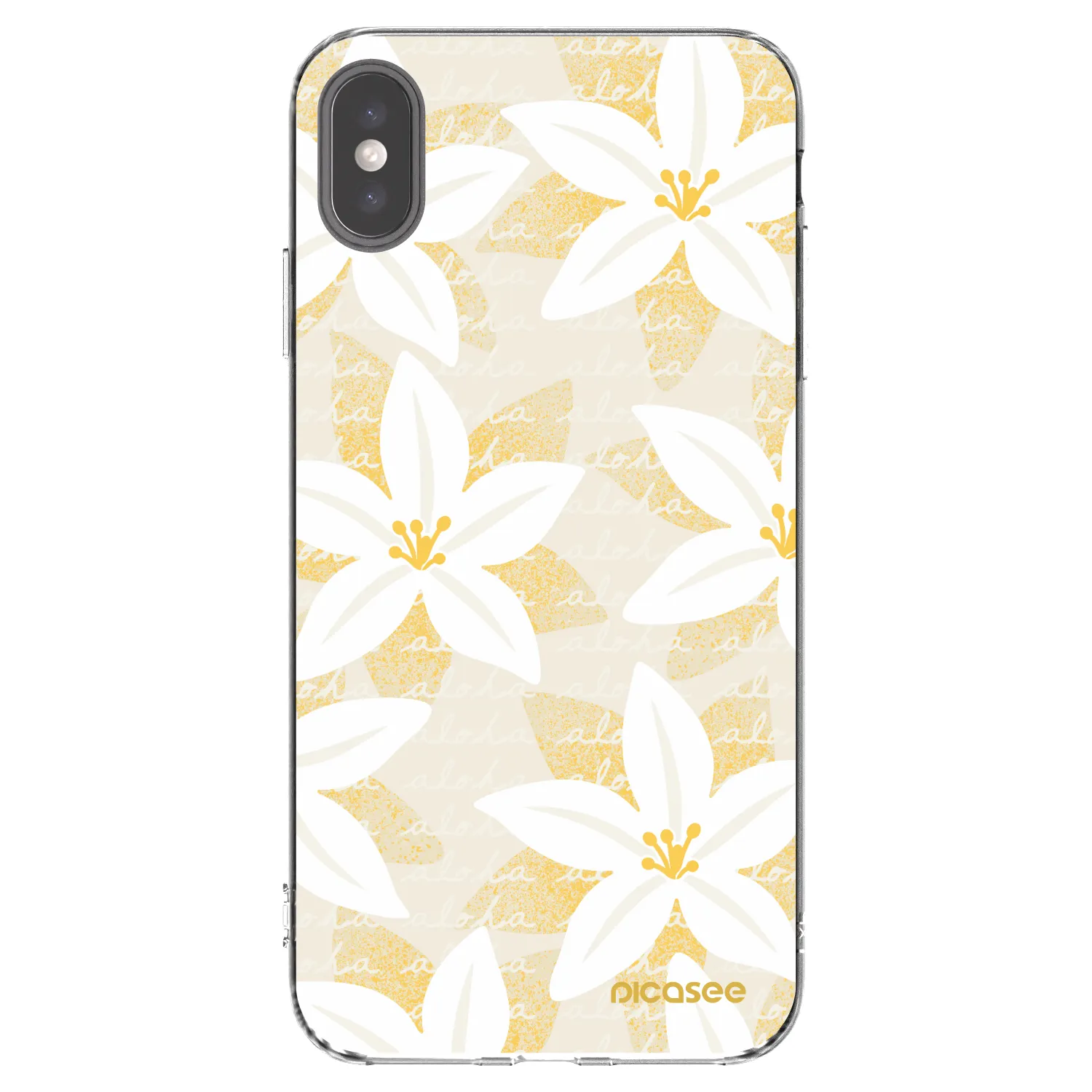Picasee silikonski prozorni ovitek za Apple iPhone XS Max - Island Leave