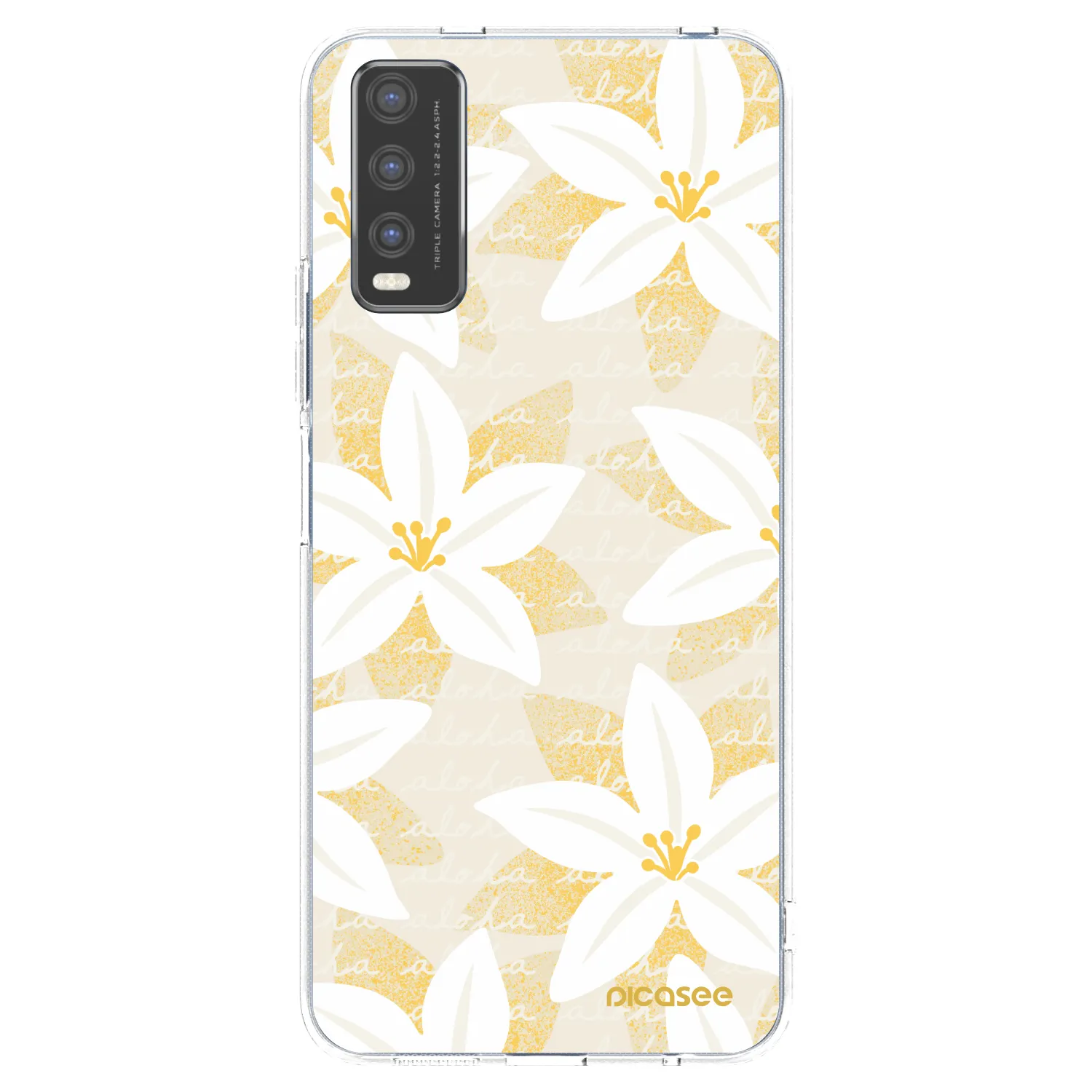 Picasee silikonski prozorni ovitek za Vivo Y20s - Island Leave