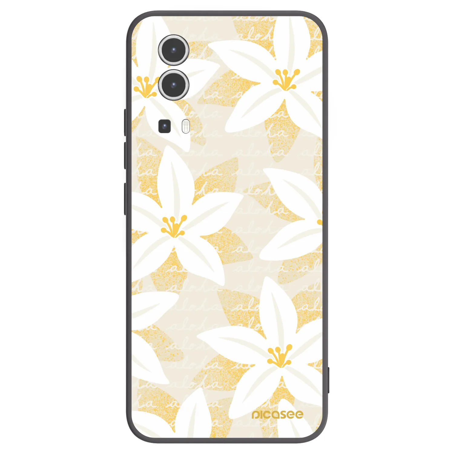 Picasee silikonski črni ovitek za Vivo Y72 5G - Island Leave