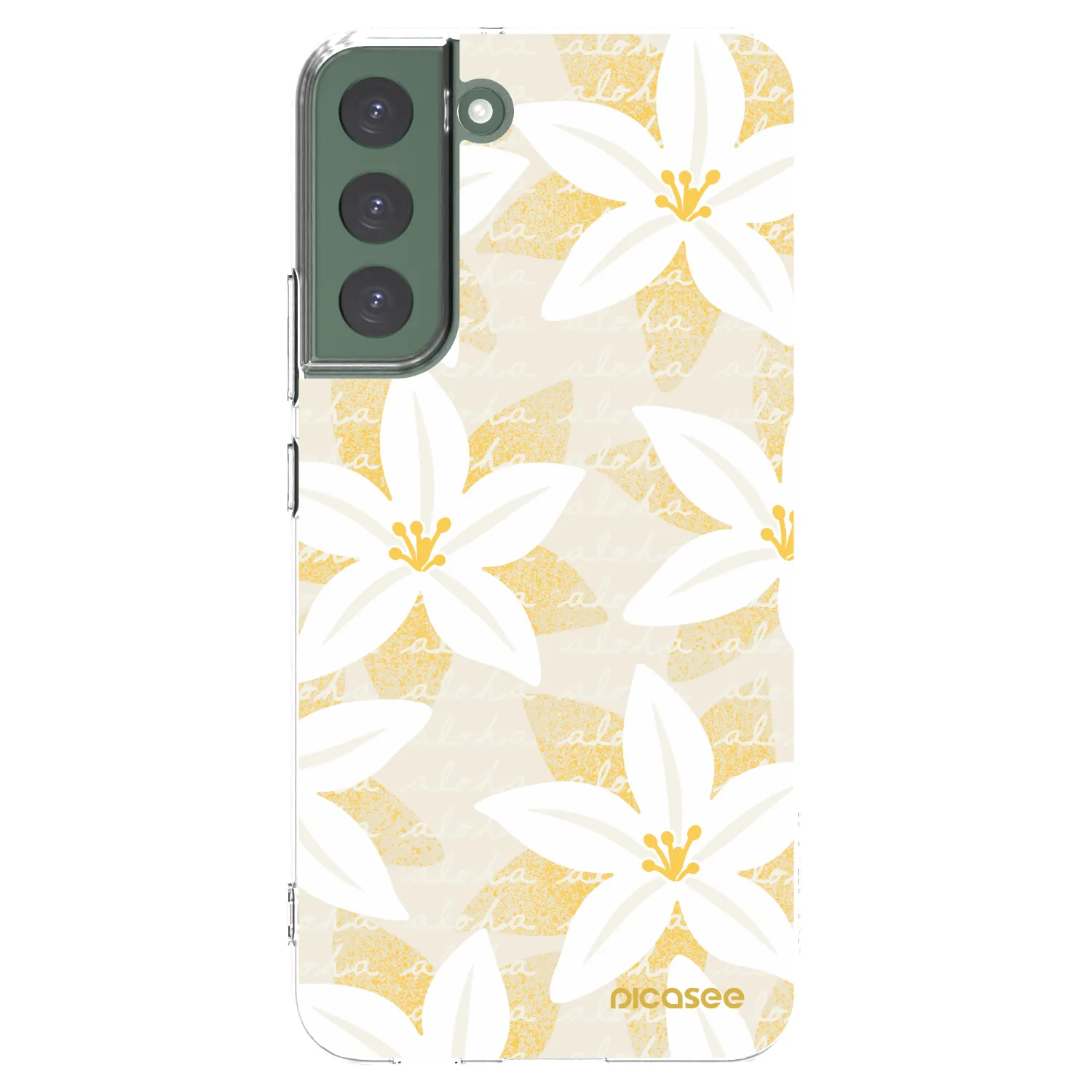 Picasee silikonski prozorni ovitek za Samsung Galaxy S22+ 5G - Island Leave