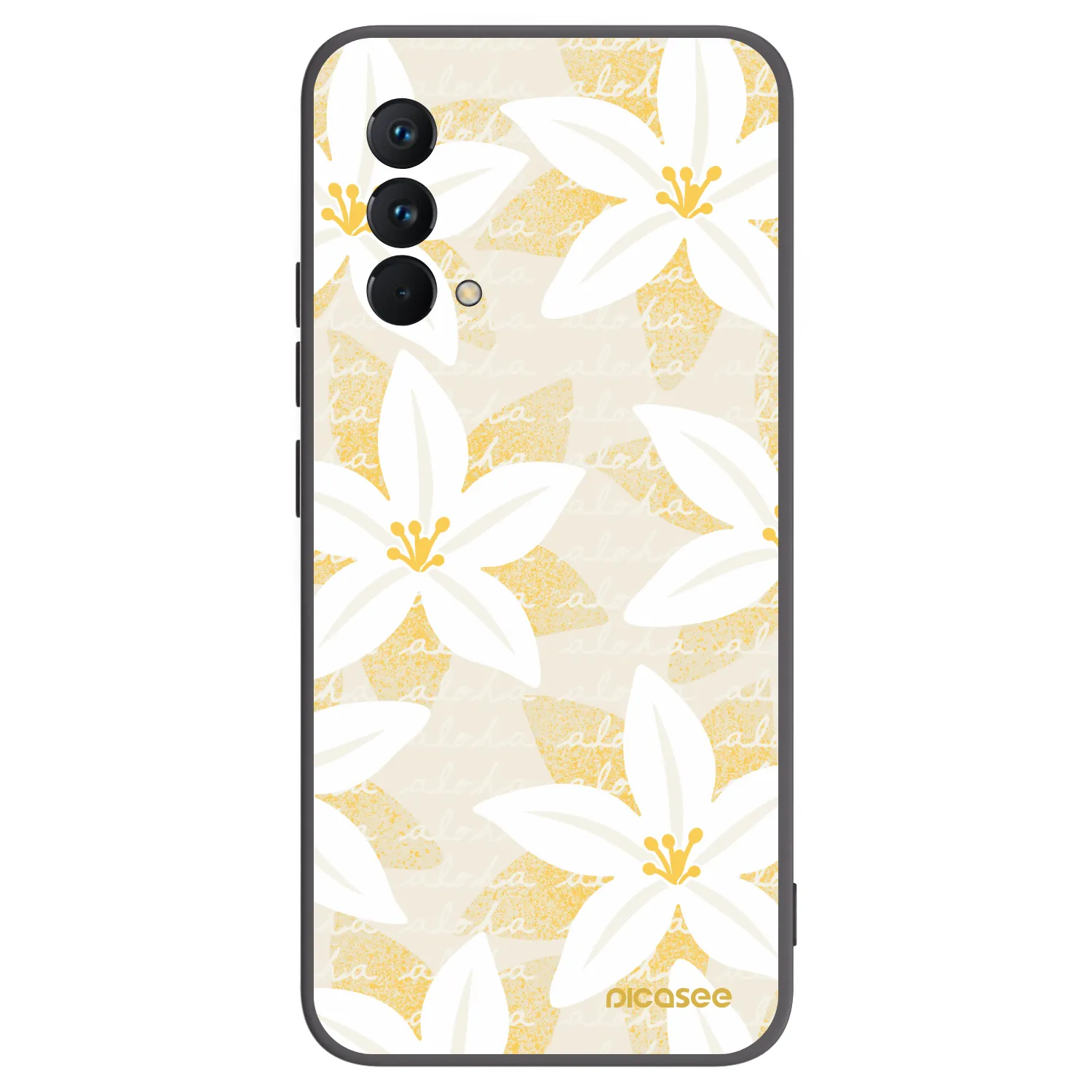 Picasee silikonski črni ovitek za Realme GT Master Edition 5G - Island Leave