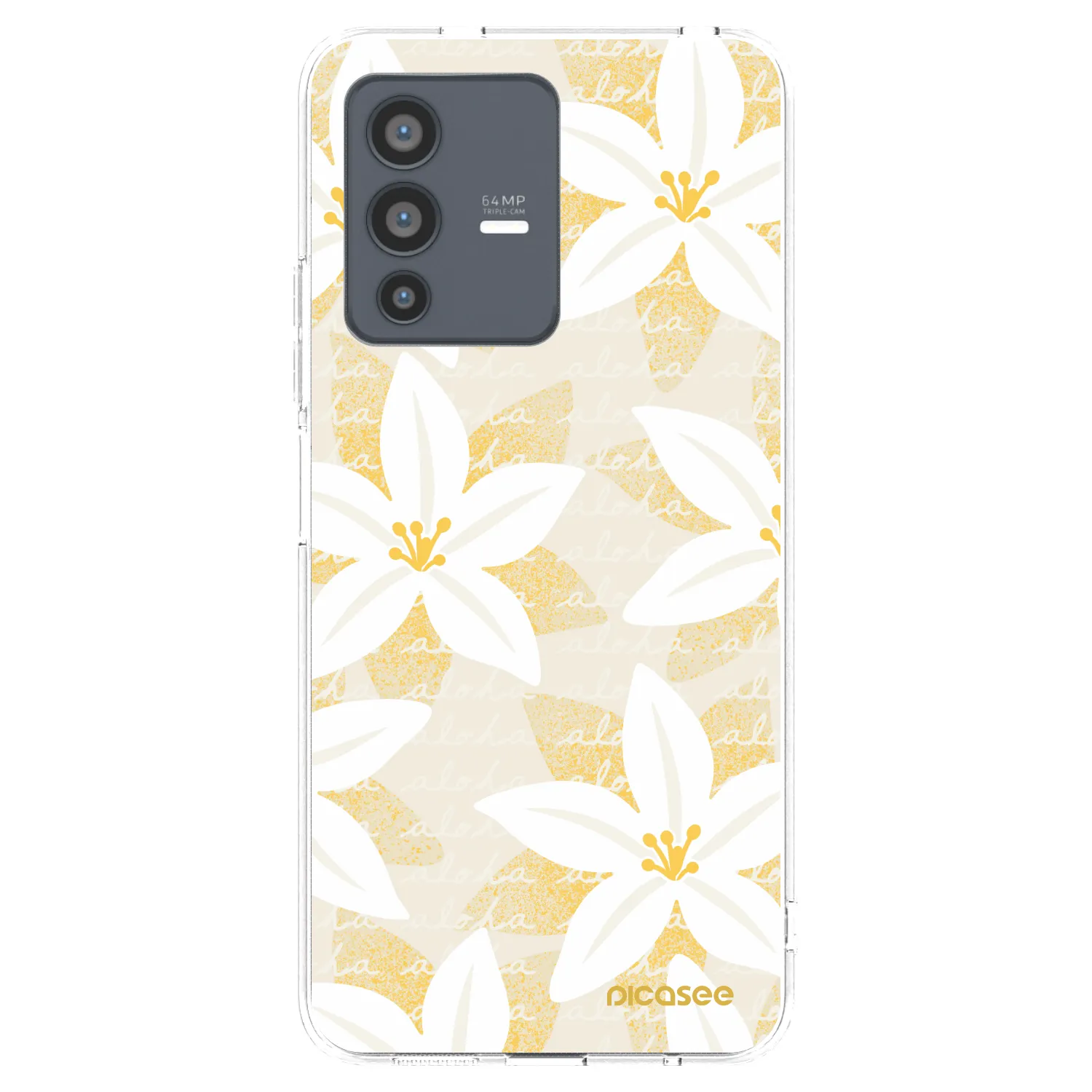 Picasee silikonski prozorni ovitek za Vivo V23 5G - Island Leave