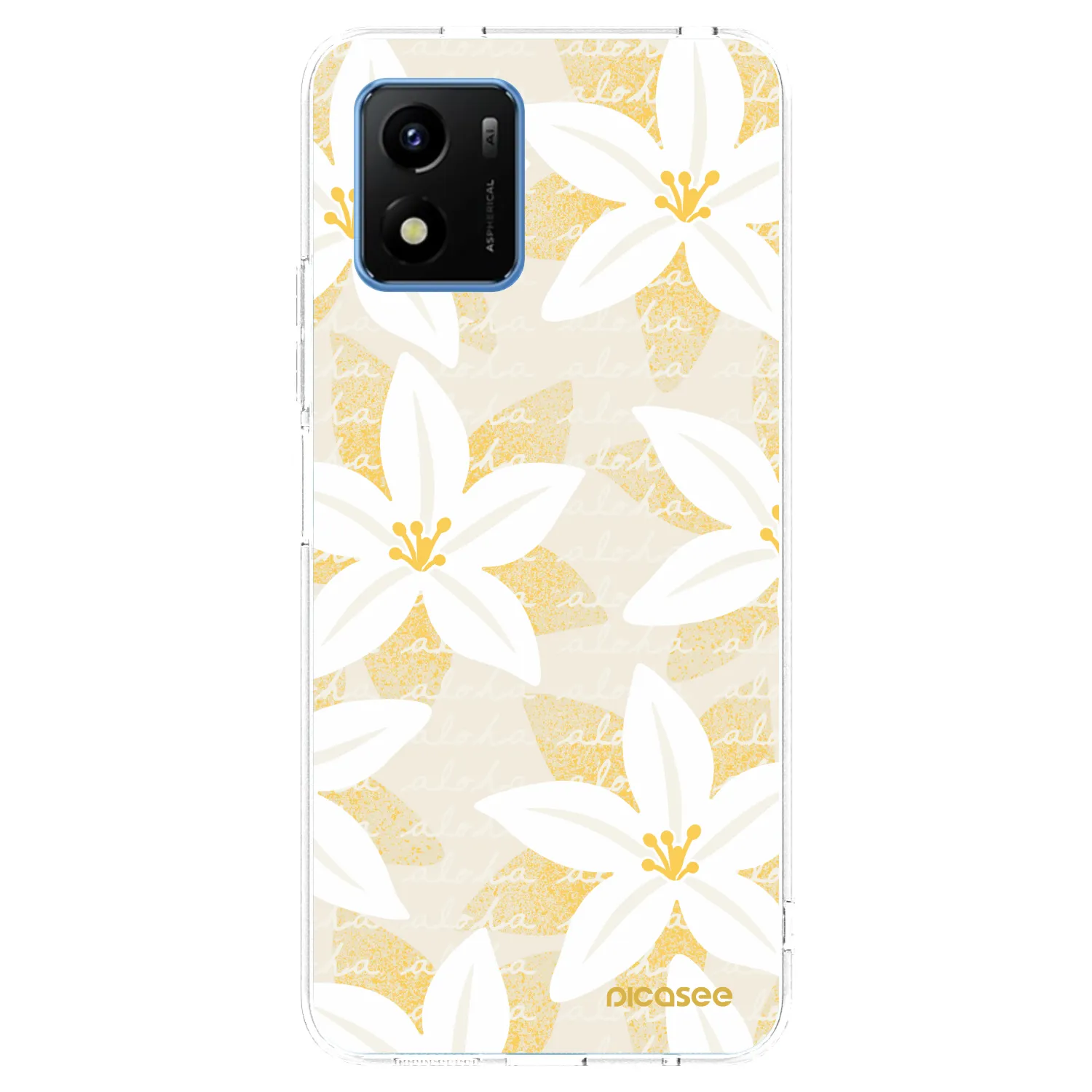 Picasee silikonski prozorni ovitek za Vivo Y01 - Island Leave