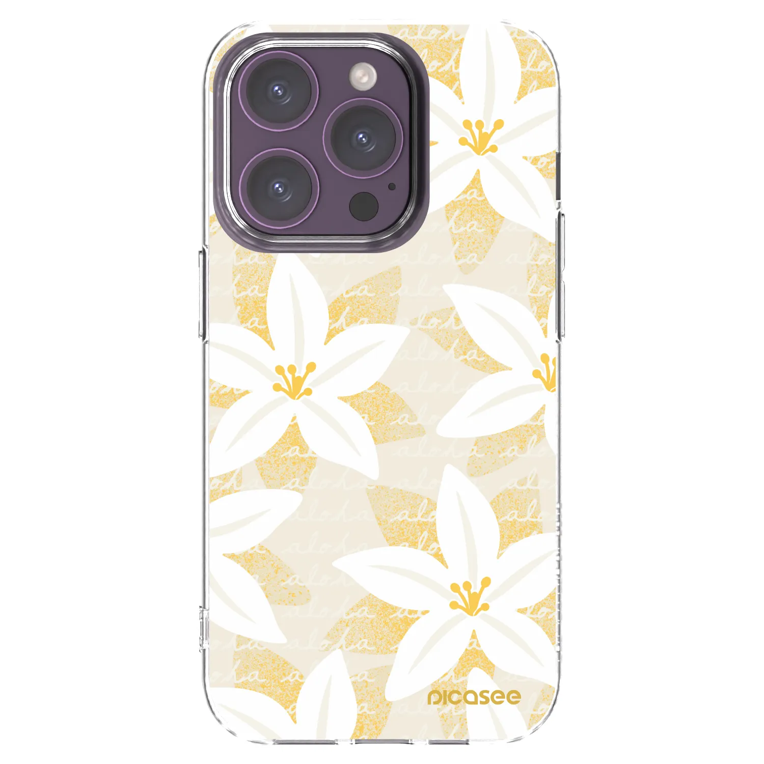 Picasee silikonski prozorni ovitek za Apple iPhone 14 Pro - Island Leave