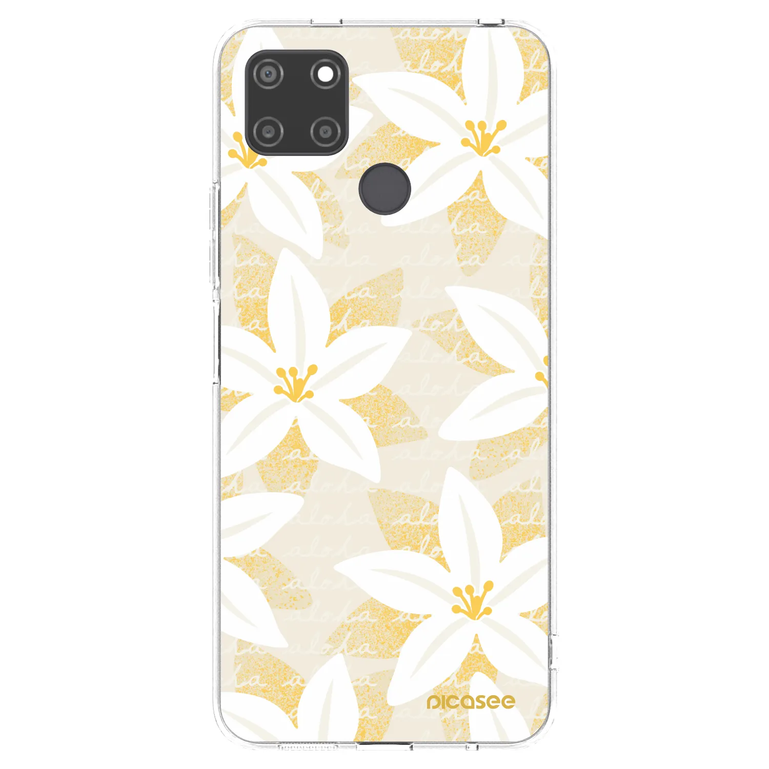 Picasee silikonski prozorni ovitek za Realme C21Y - Island Leave