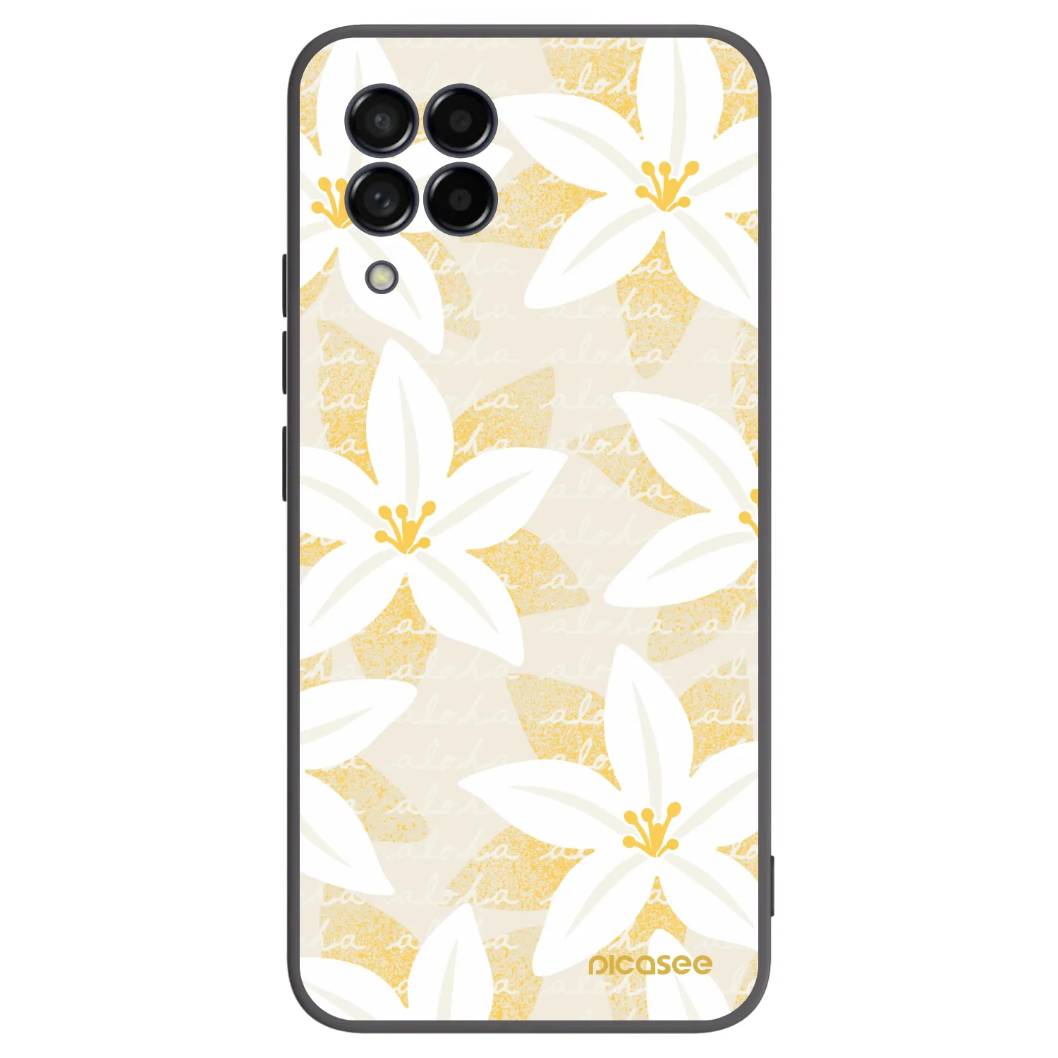 Picasee silikonski črni ovitek za Samsung Galaxy M53 5G - Island Leave