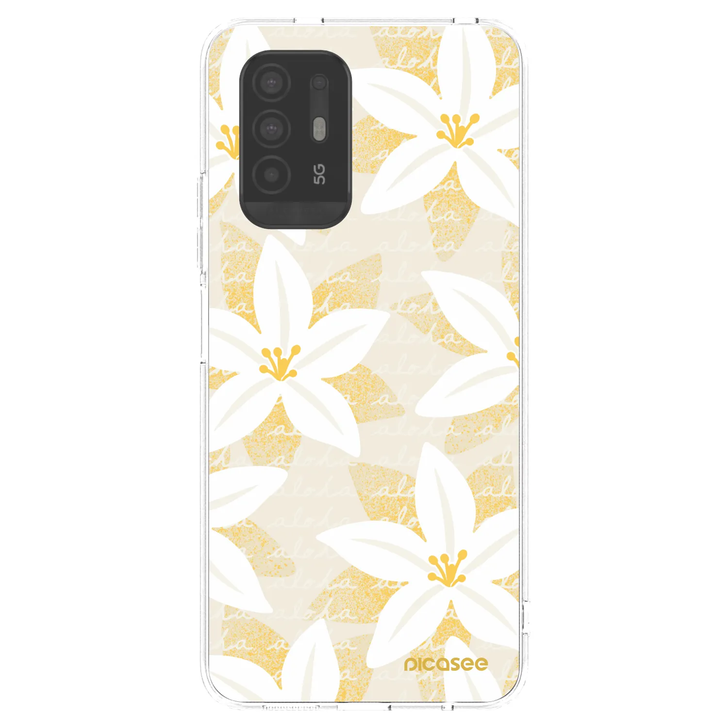 Picasee silikonski prozorni ovitek za OPPO A94 5G - Island Leave
