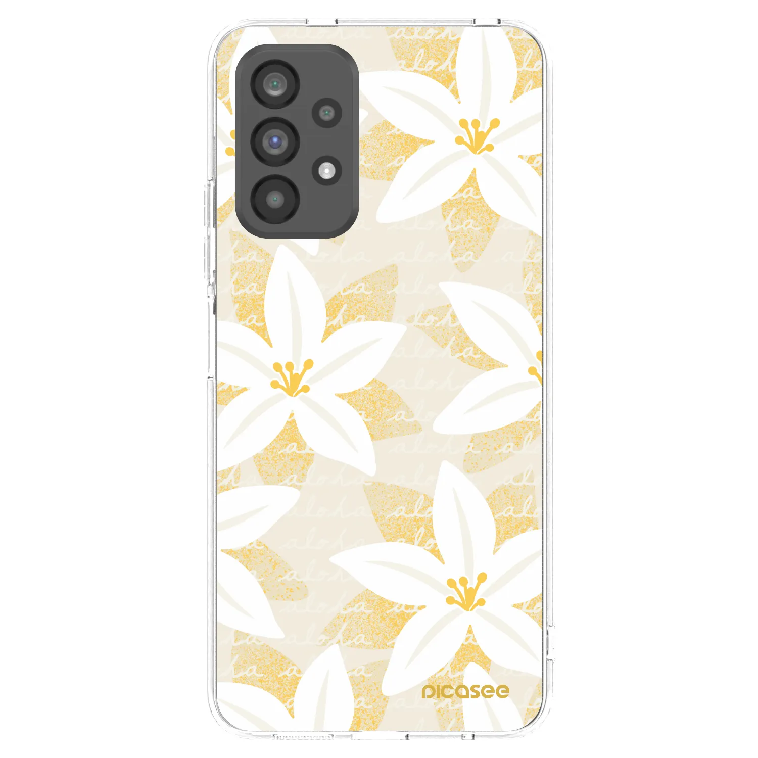 Picasee silikonski prozorni ovitek za Samsung Galaxy A73 5G - Island Leave