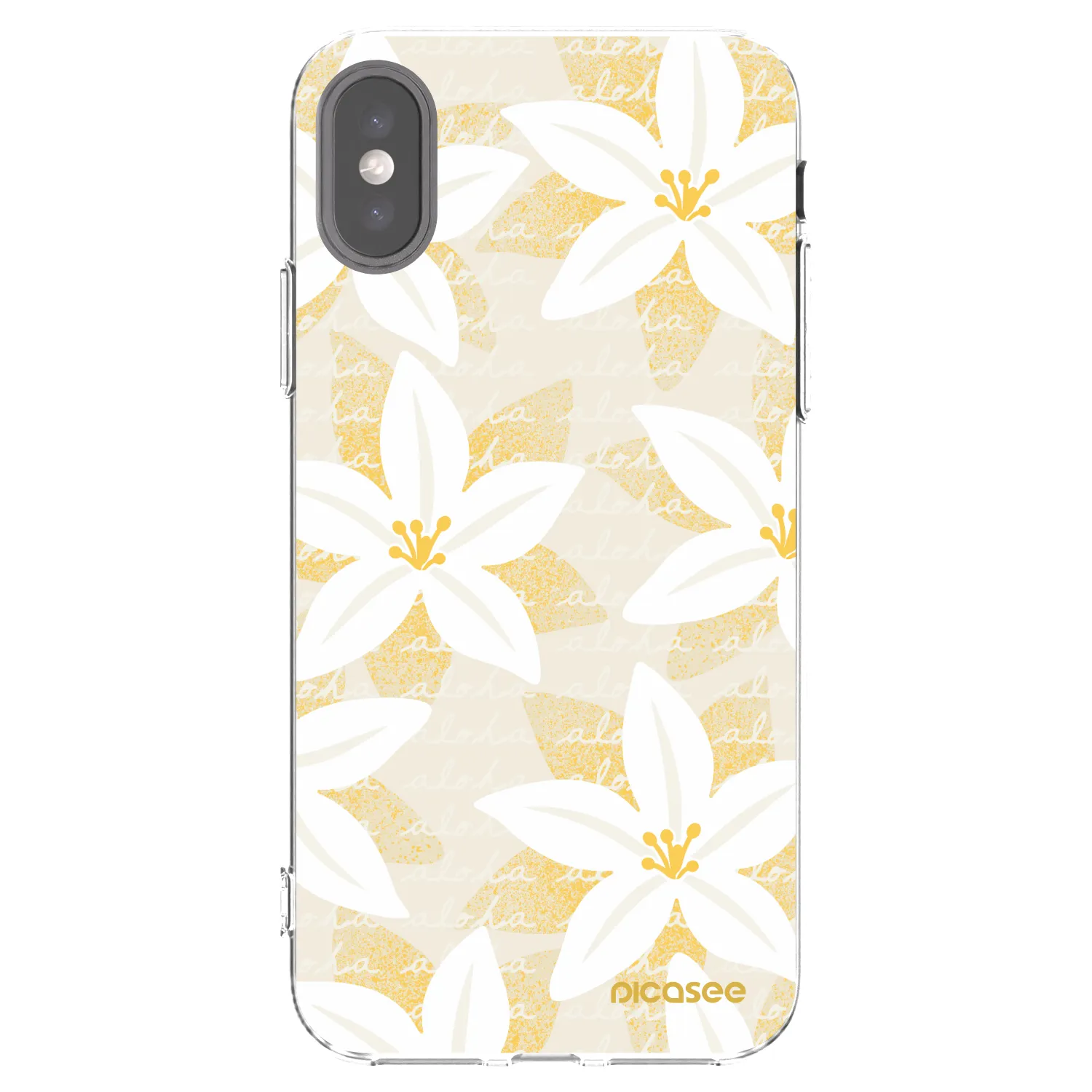 Picasee silikonski prozorni ovitek za Apple iPhone X/XS - Island Leave
