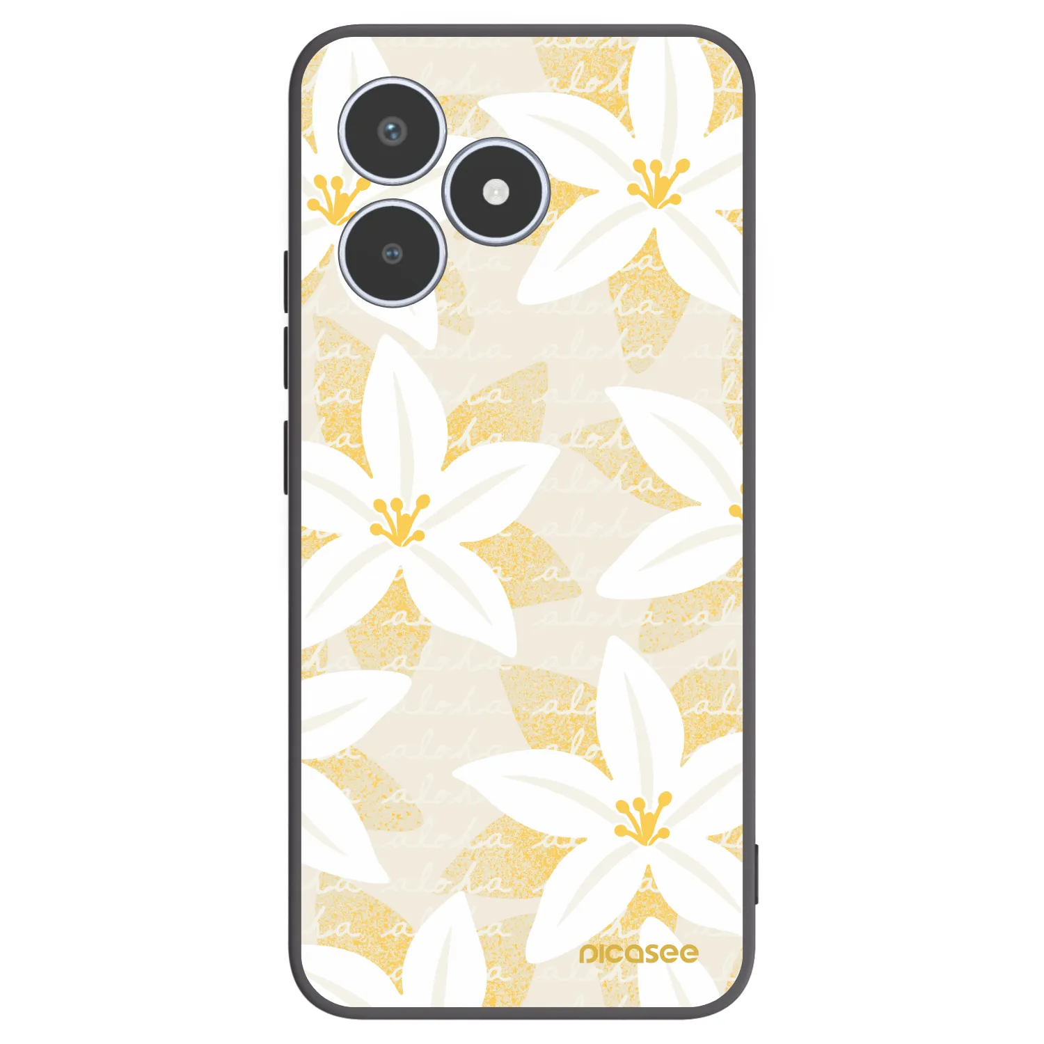 Picasee silikonski črni ovitek za Realme C53 - Island Leave